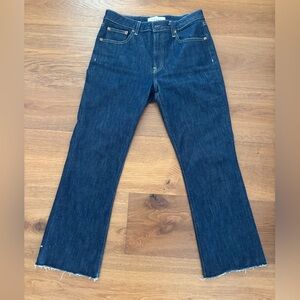 rave Dark Blue Denim Jeans with Contrast Stitching